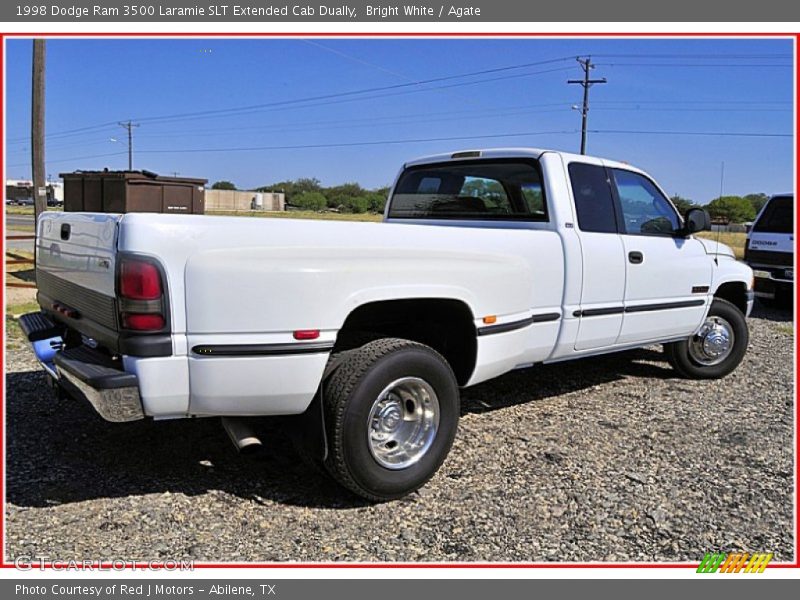 Bright White / Agate 1998 Dodge Ram 3500 Laramie SLT Extended Cab Dually