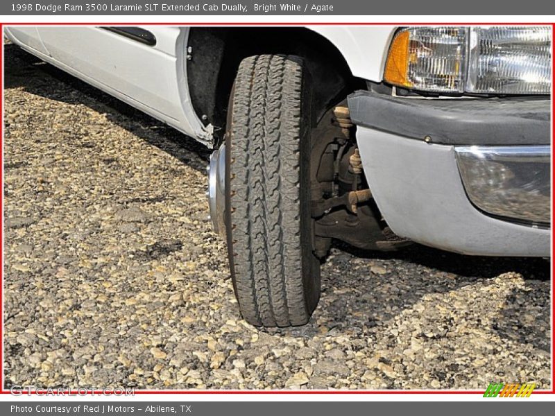 Bright White / Agate 1998 Dodge Ram 3500 Laramie SLT Extended Cab Dually
