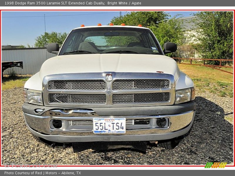 Bright White / Agate 1998 Dodge Ram 3500 Laramie SLT Extended Cab Dually