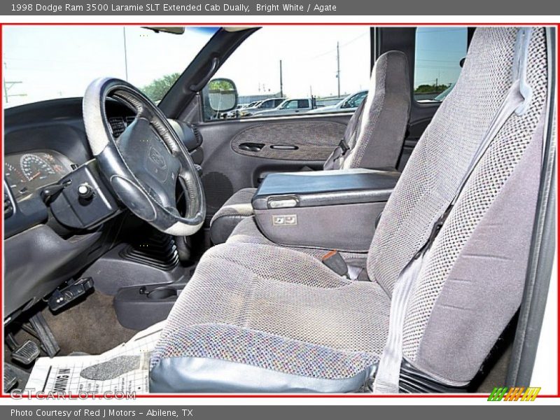 Bright White / Agate 1998 Dodge Ram 3500 Laramie SLT Extended Cab Dually