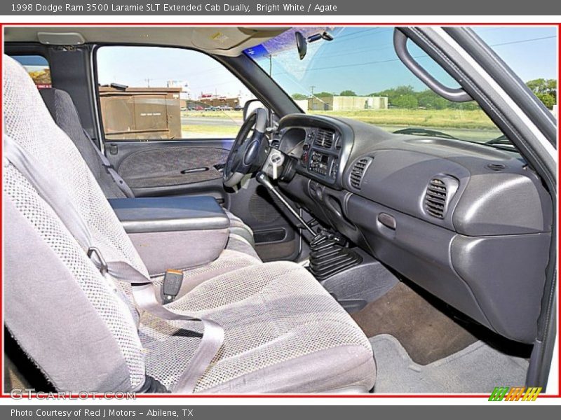 Bright White / Agate 1998 Dodge Ram 3500 Laramie SLT Extended Cab Dually