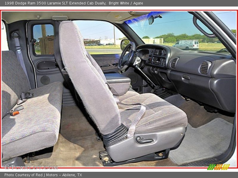 Bright White / Agate 1998 Dodge Ram 3500 Laramie SLT Extended Cab Dually