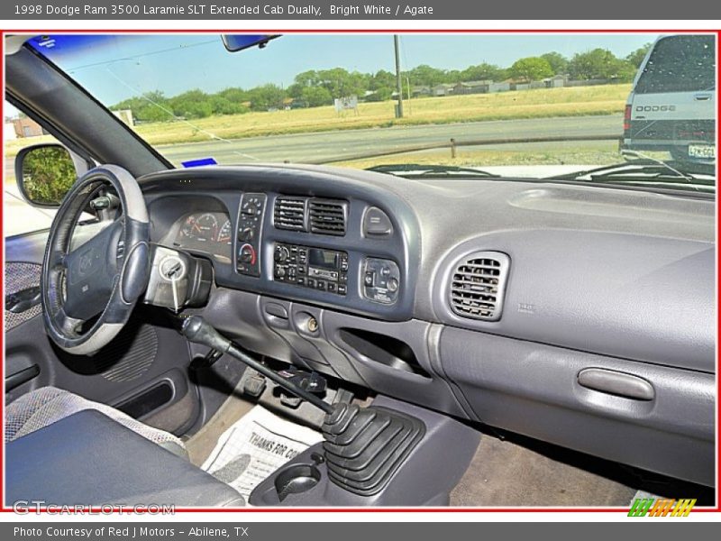 Bright White / Agate 1998 Dodge Ram 3500 Laramie SLT Extended Cab Dually