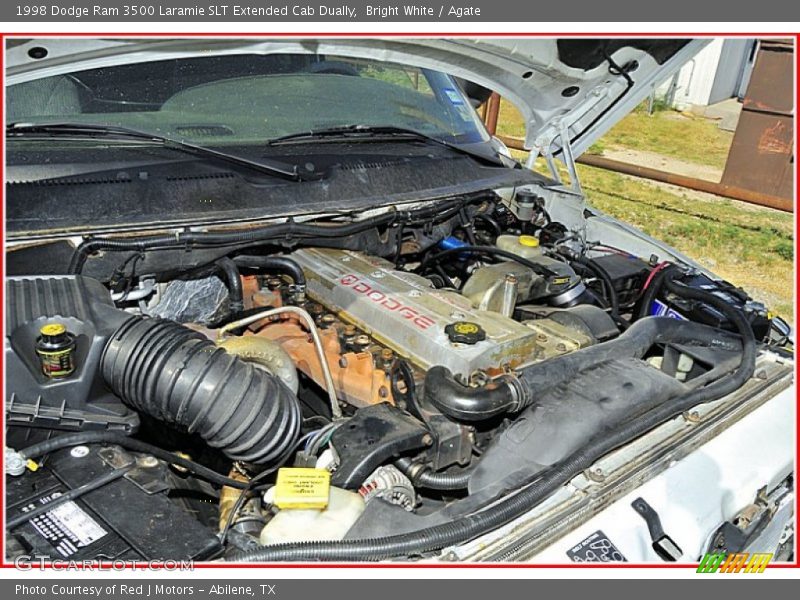 1998 Ram 3500 Laramie SLT Extended Cab Dually Engine - 5.9 Liter OHV 12-Valve Turbo-Diesel Inline 6 Cylinder