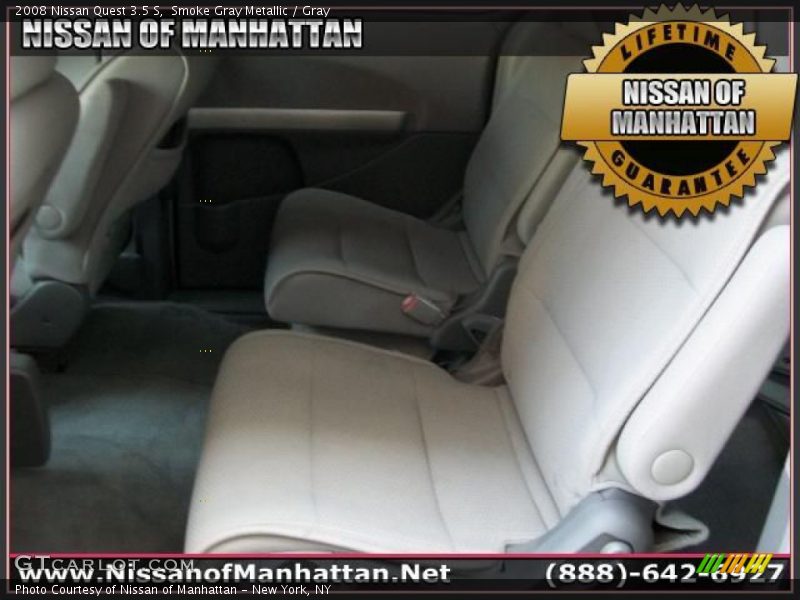 Smoke Gray Metallic / Gray 2008 Nissan Quest 3.5 S