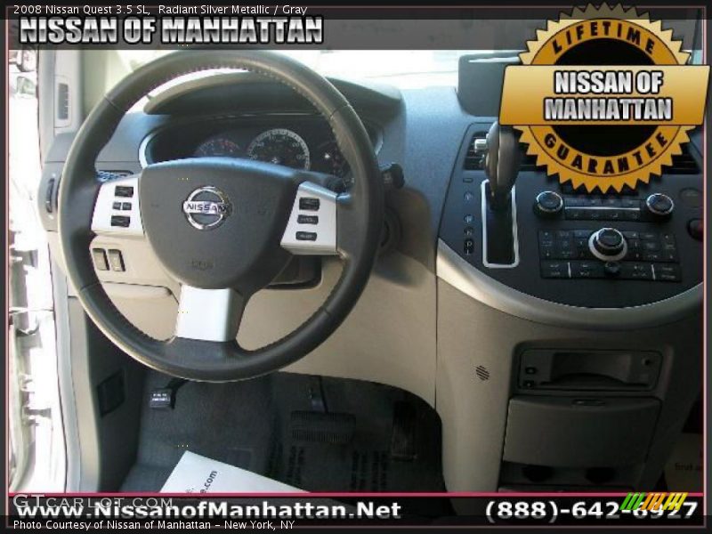 Radiant Silver Metallic / Gray 2008 Nissan Quest 3.5 SL