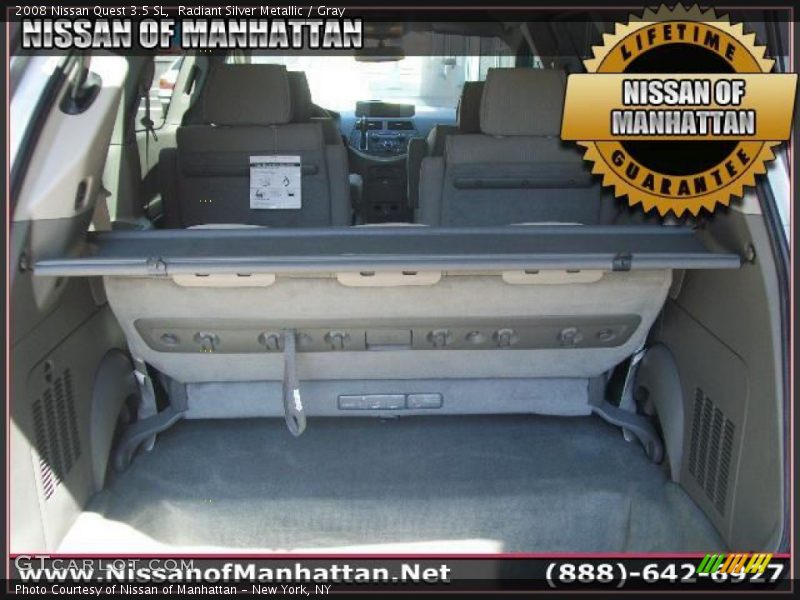 Radiant Silver Metallic / Gray 2008 Nissan Quest 3.5 SL