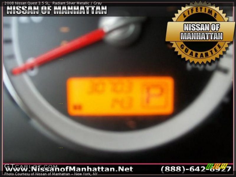 Radiant Silver Metallic / Gray 2008 Nissan Quest 3.5 SL