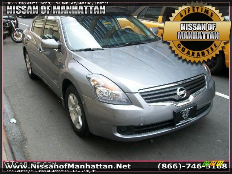 Precision Gray Metallic / Charcoal 2009 Nissan Altima Hybrid