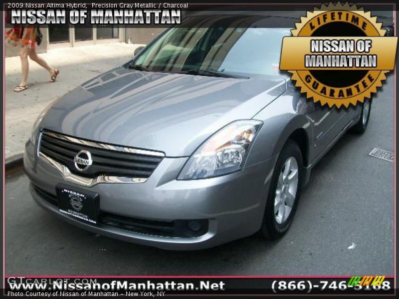 Precision Gray Metallic / Charcoal 2009 Nissan Altima Hybrid