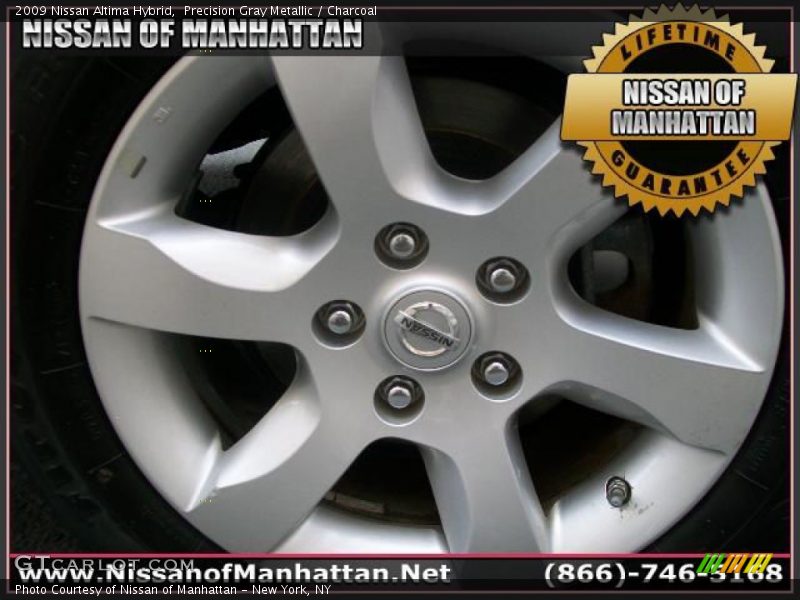 Precision Gray Metallic / Charcoal 2009 Nissan Altima Hybrid