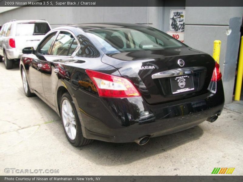 Super Black / Charcoal 2009 Nissan Maxima 3.5 S