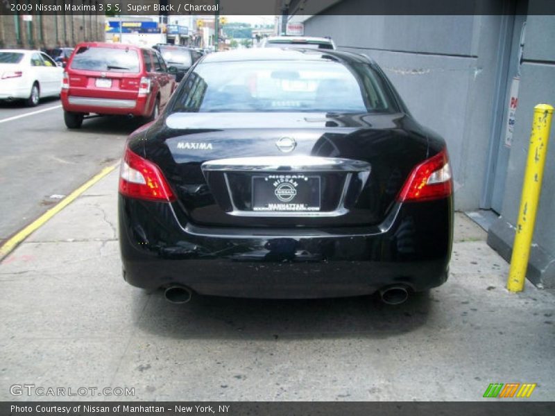 Super Black / Charcoal 2009 Nissan Maxima 3.5 S