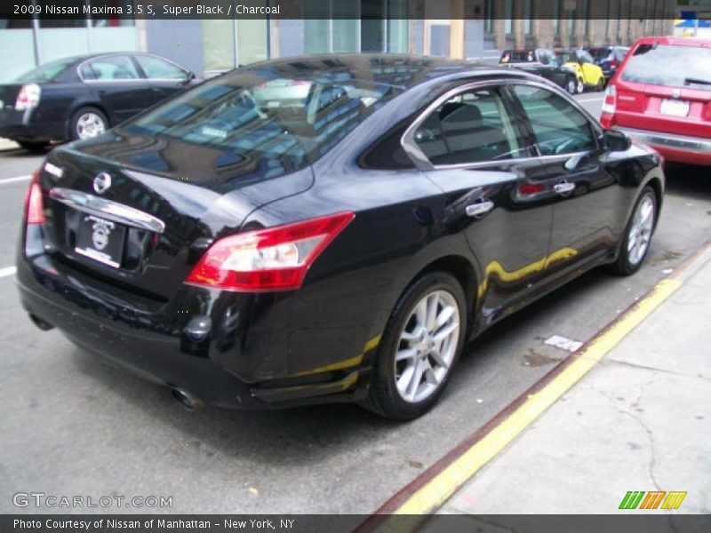 Super Black / Charcoal 2009 Nissan Maxima 3.5 S
