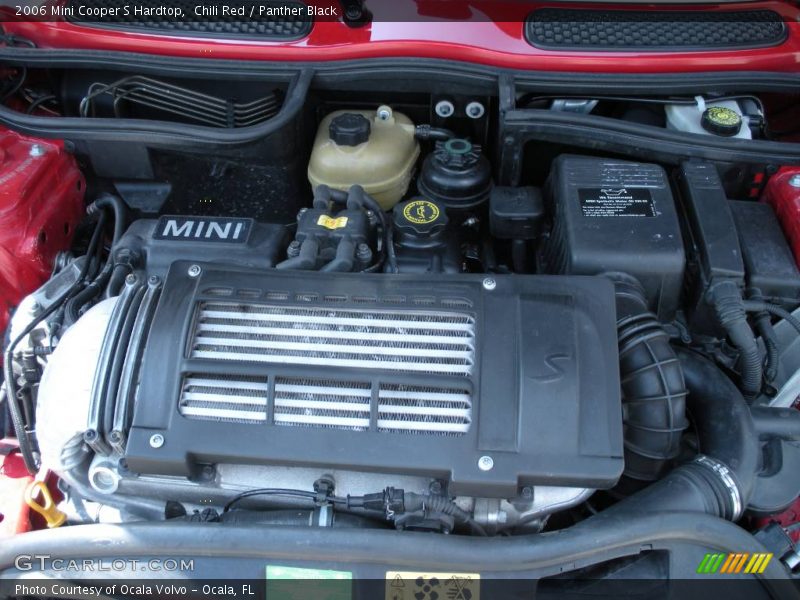 Chili Red / Panther Black 2006 Mini Cooper S Hardtop