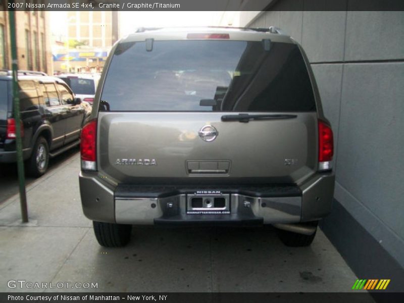 Granite / Graphite/Titanium 2007 Nissan Armada SE 4x4