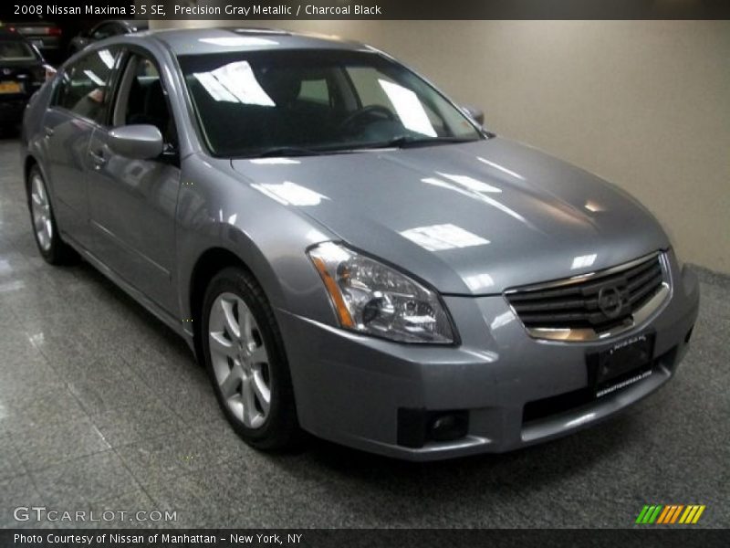 Precision Gray Metallic / Charcoal Black 2008 Nissan Maxima 3.5 SE
