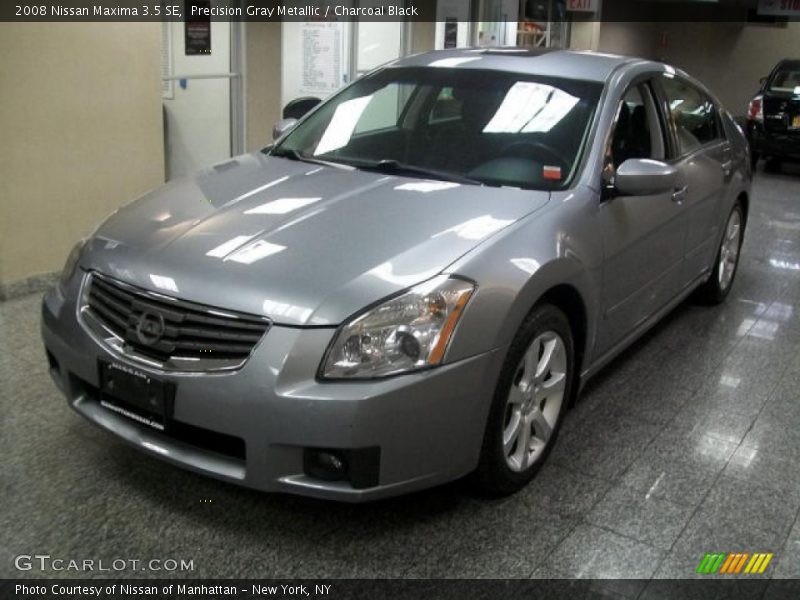 Precision Gray Metallic / Charcoal Black 2008 Nissan Maxima 3.5 SE