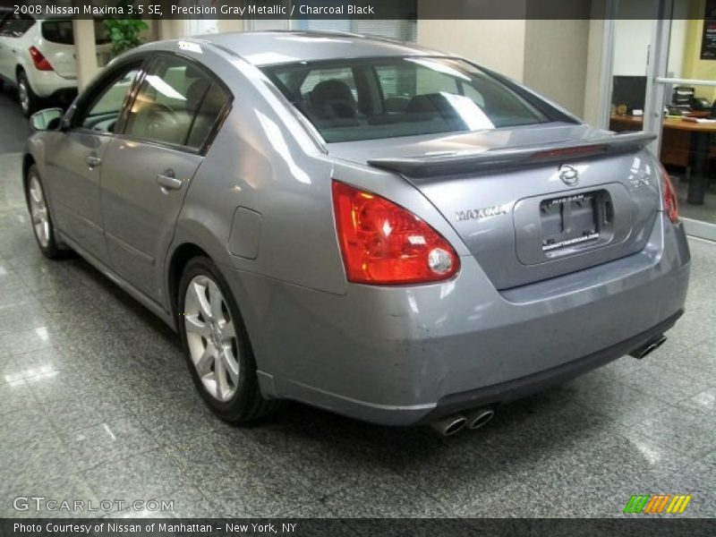 Precision Gray Metallic / Charcoal Black 2008 Nissan Maxima 3.5 SE
