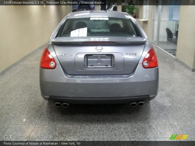 Precision Gray Metallic / Charcoal Black 2008 Nissan Maxima 3.5 SE