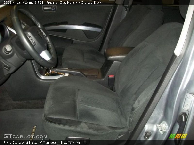 Precision Gray Metallic / Charcoal Black 2008 Nissan Maxima 3.5 SE