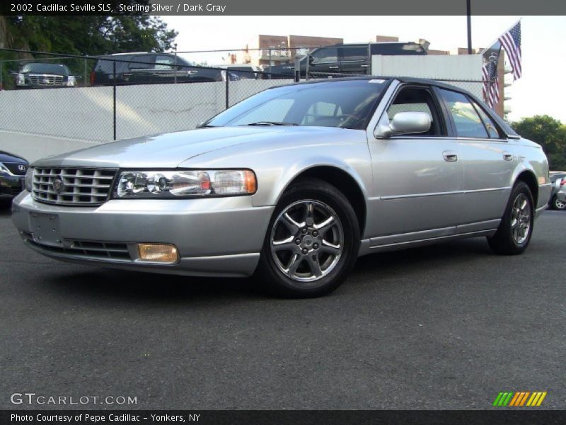 Sterling Silver / Dark Gray 2002 Cadillac Seville SLS