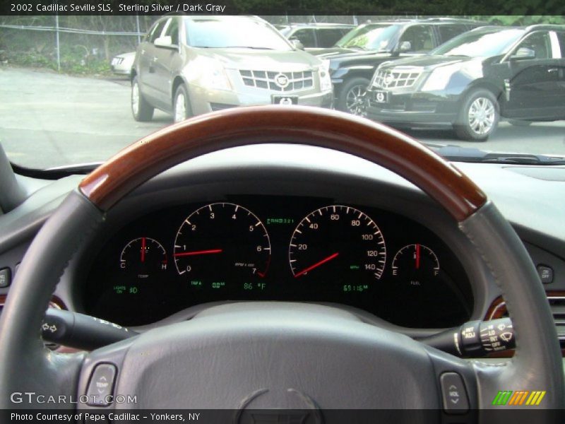 Sterling Silver / Dark Gray 2002 Cadillac Seville SLS