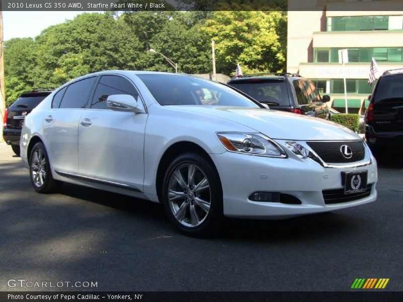 Starfire Pearl White / Black 2010 Lexus GS 350 AWD