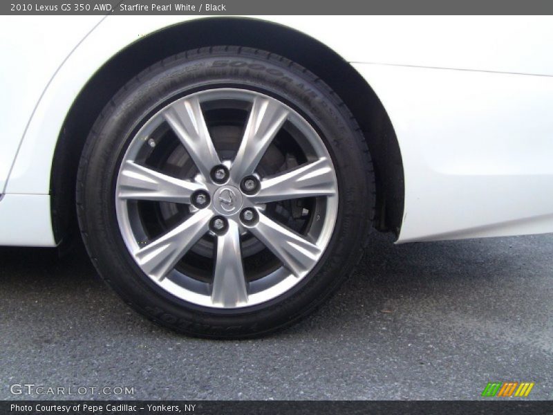 Starfire Pearl White / Black 2010 Lexus GS 350 AWD