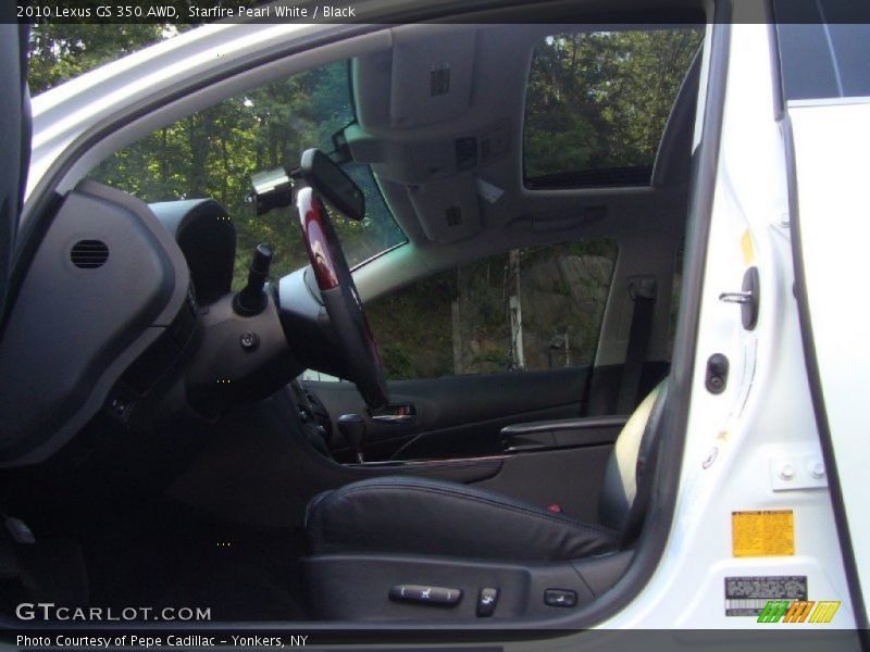 Starfire Pearl White / Black 2010 Lexus GS 350 AWD