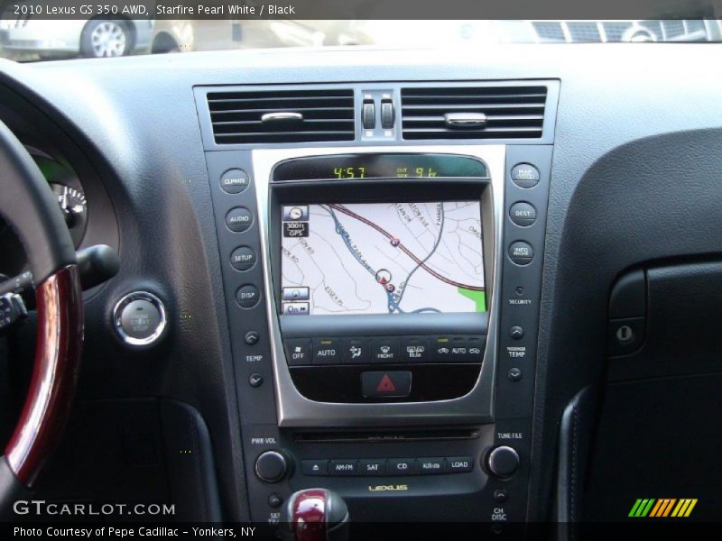 Starfire Pearl White / Black 2010 Lexus GS 350 AWD