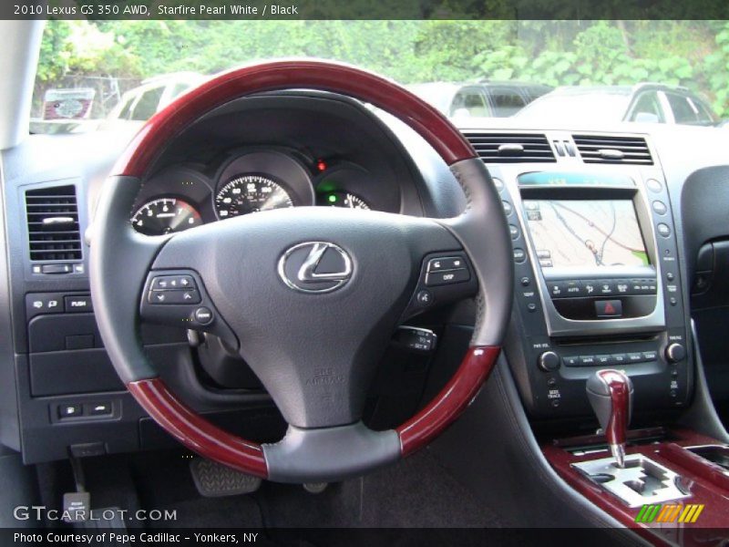Starfire Pearl White / Black 2010 Lexus GS 350 AWD