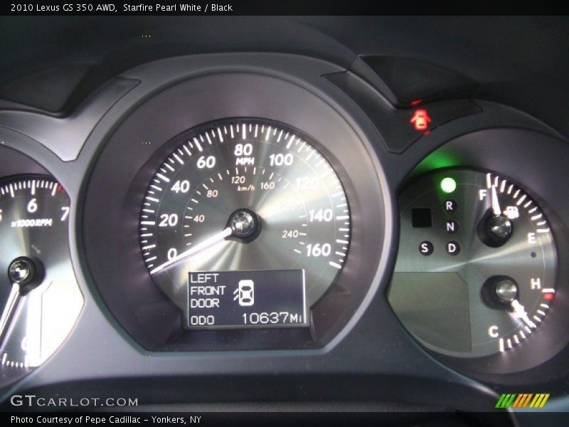 Starfire Pearl White / Black 2010 Lexus GS 350 AWD