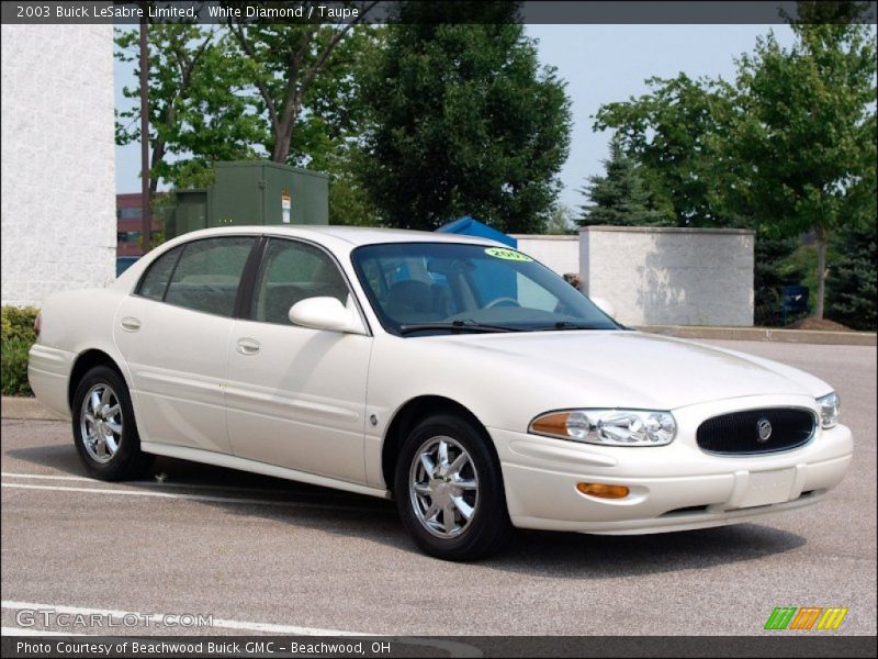 White Diamond / Taupe 2003 Buick LeSabre Limited
