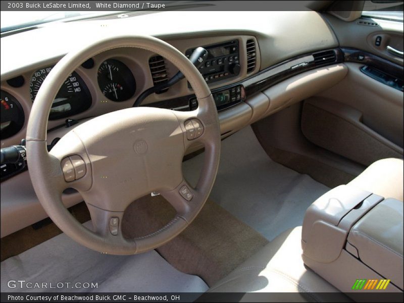 White Diamond / Taupe 2003 Buick LeSabre Limited