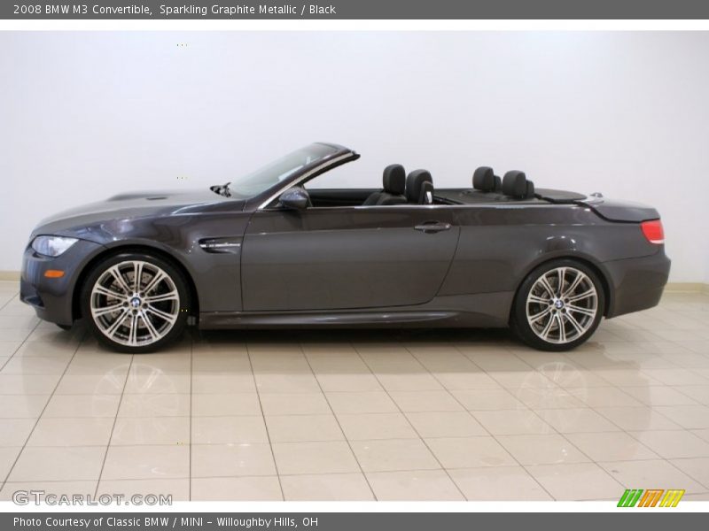 Sparkling Graphite Metallic / Black 2008 BMW M3 Convertible