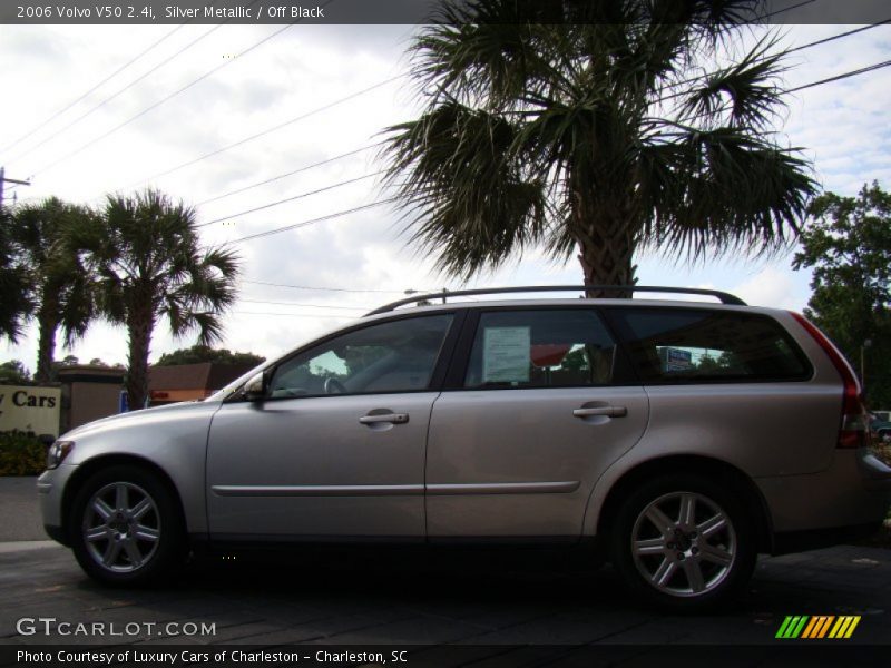 Silver Metallic / Off Black 2006 Volvo V50 2.4i