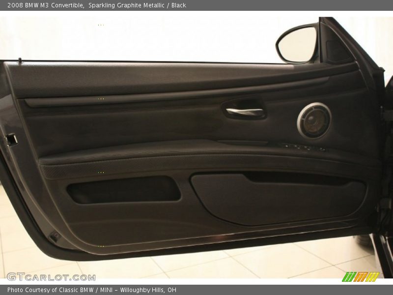 Sparkling Graphite Metallic / Black 2008 BMW M3 Convertible