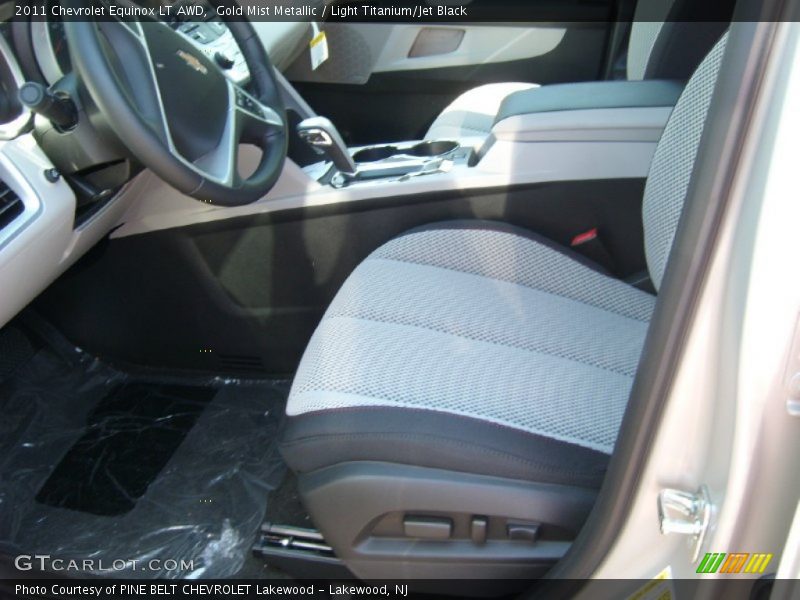 Gold Mist Metallic / Light Titanium/Jet Black 2011 Chevrolet Equinox LT AWD