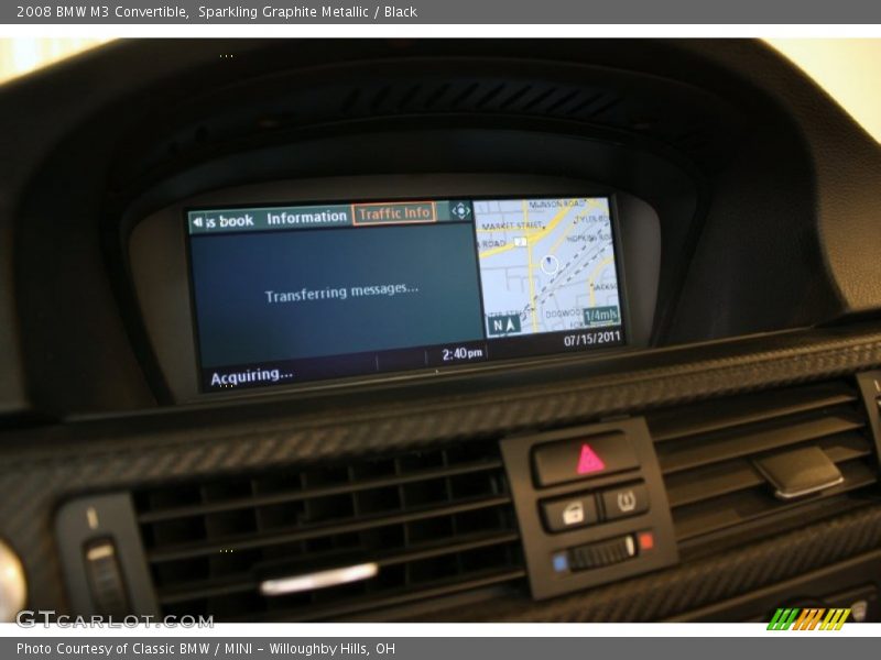 Sparkling Graphite Metallic / Black 2008 BMW M3 Convertible