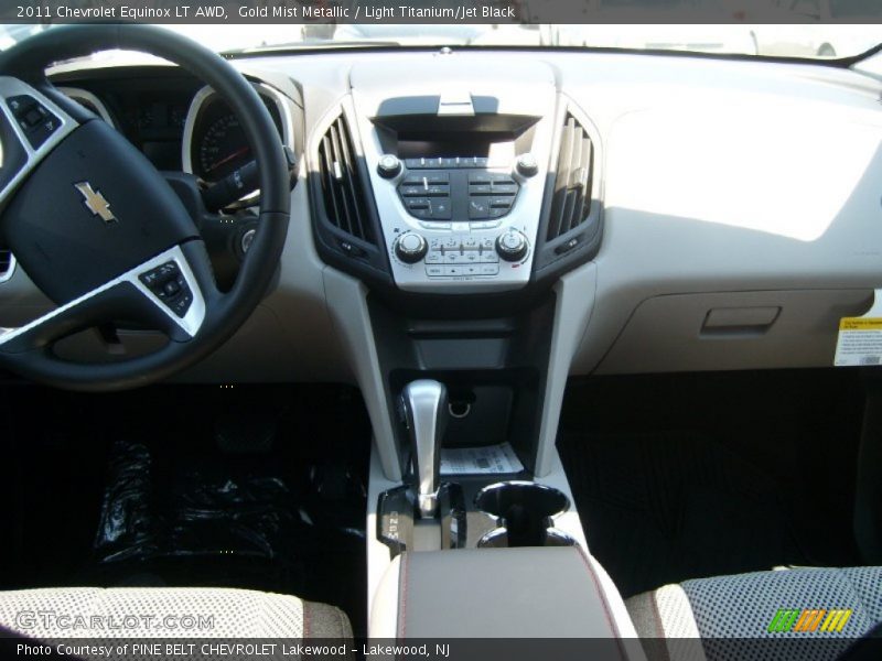 Gold Mist Metallic / Light Titanium/Jet Black 2011 Chevrolet Equinox LT AWD
