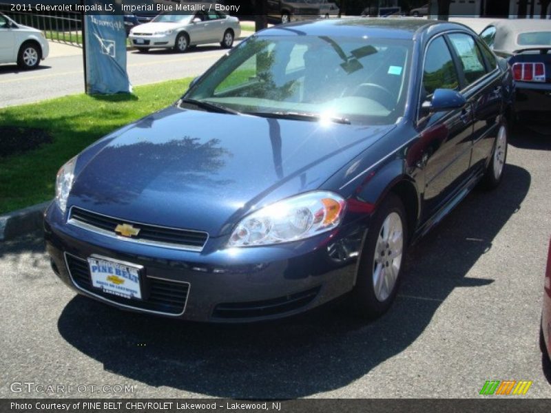 Imperial Blue Metallic / Ebony 2011 Chevrolet Impala LS