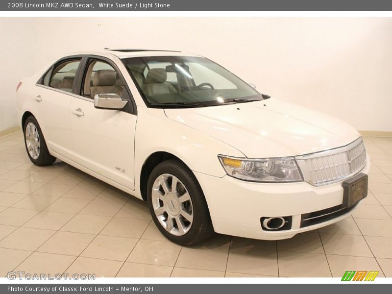 White Suede / Light Stone 2008 Lincoln MKZ AWD Sedan
