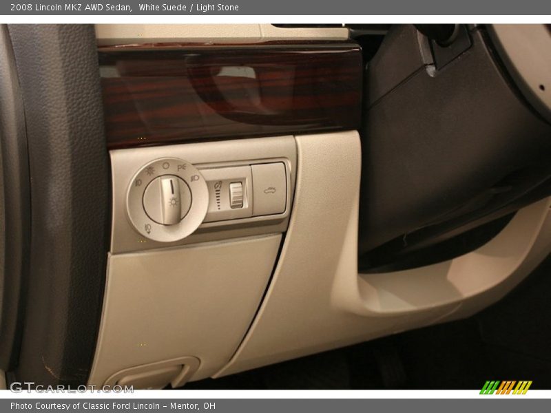 White Suede / Light Stone 2008 Lincoln MKZ AWD Sedan