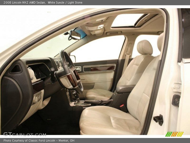 White Suede / Light Stone 2008 Lincoln MKZ AWD Sedan