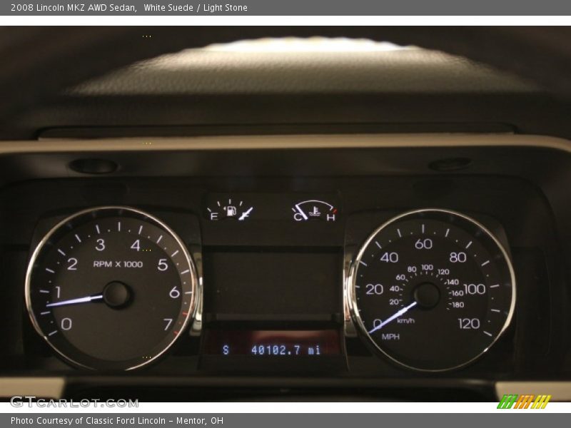White Suede / Light Stone 2008 Lincoln MKZ AWD Sedan