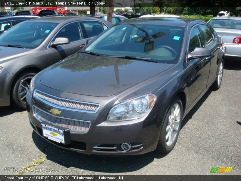 Taupe Gray Metallic / Ebony 2011 Chevrolet Malibu LTZ