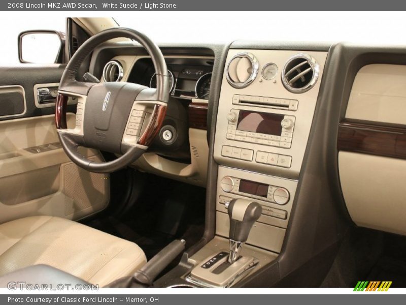 White Suede / Light Stone 2008 Lincoln MKZ AWD Sedan