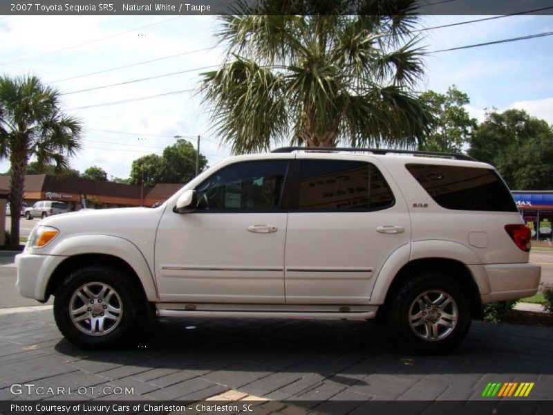 Natural White / Taupe 2007 Toyota Sequoia SR5