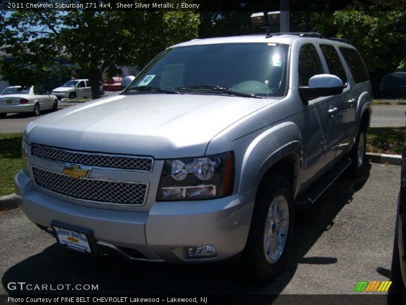 Sheer Silver Metallic / Ebony 2011 Chevrolet Suburban Z71 4x4